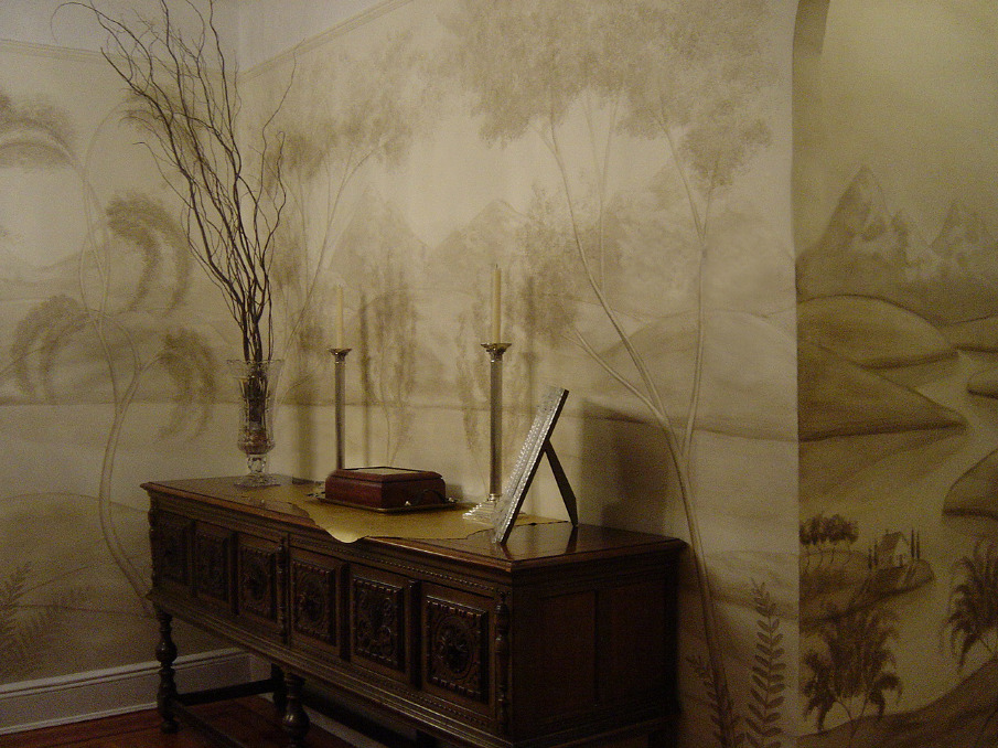 SEPIA LANDSCAPE MURALS